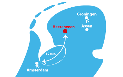 Plattegrond Nederland Heerenveen