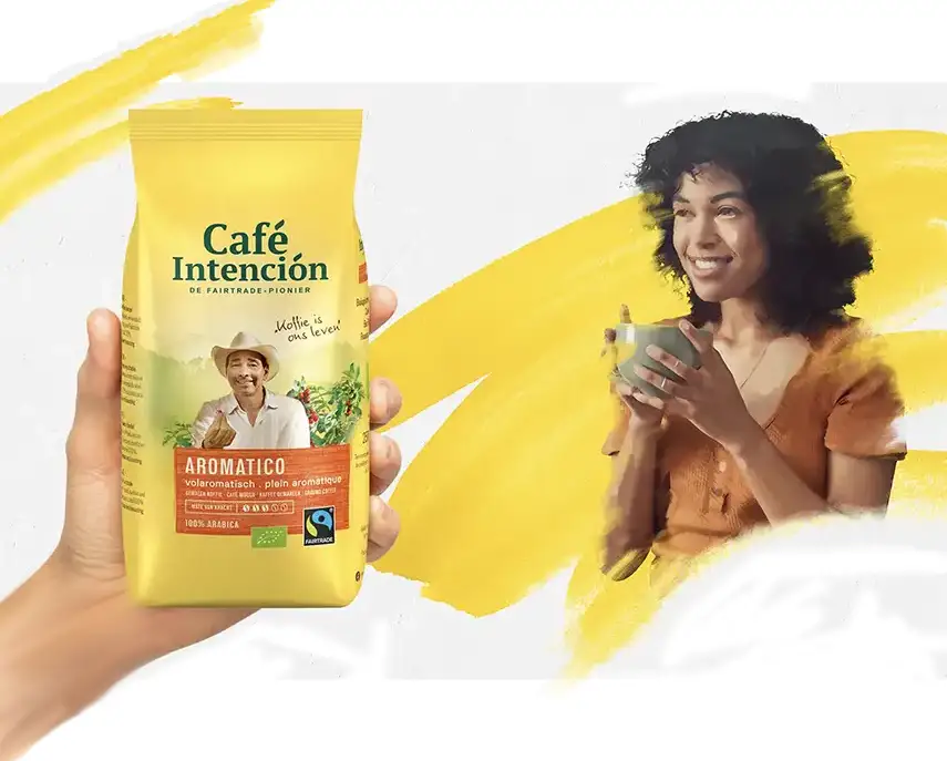 Fairtrade biologische koffie Café Intencion. Goede koffie, goede zaak. Duurzame koffie