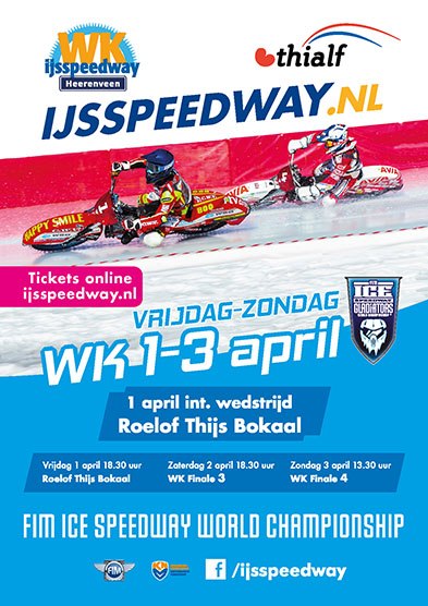 Poster Icespeedway Heerenveen - The Netherlands