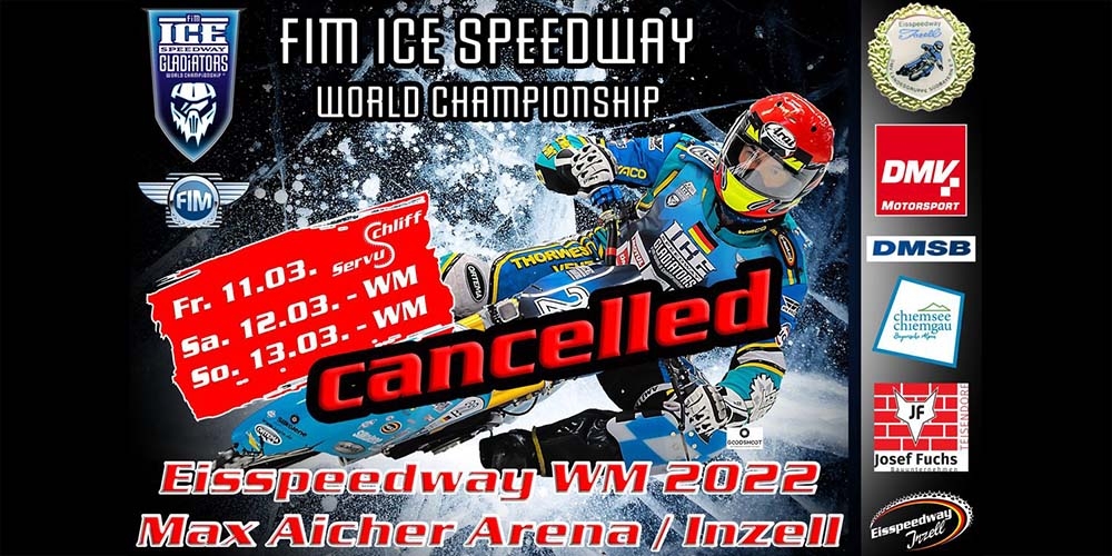 Helaas, WK ijsspeedway Inzell afgelast